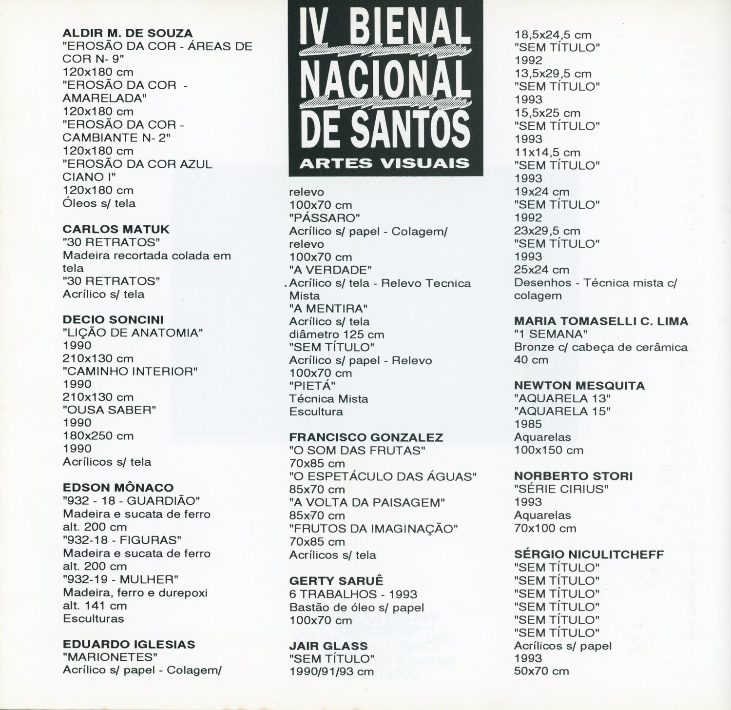 CAT 1993BIENALDESANTOSVERDE30 041023
