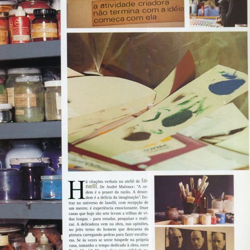RIBAS, Sergio “Oito Artistas” Gal Oppido (fotos), Casa Vogue Gente que Faz, ano 21 nº 25, ago. 1997, pp.122-129