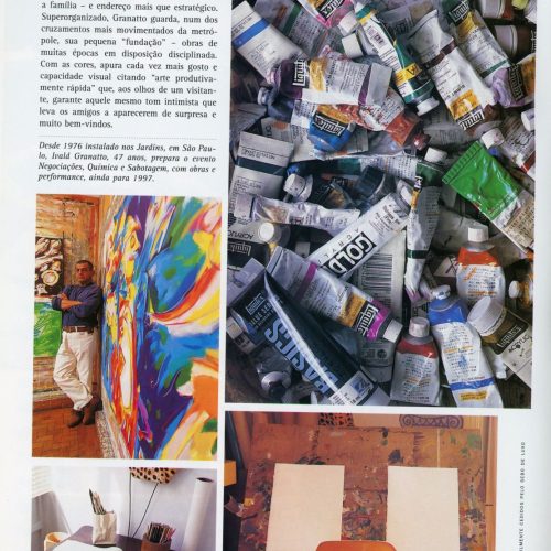 RIBAS, Sergio “Oito Artistas” Gal Oppido (fotos), Casa Vogue Gente que Faz, ano 21 nº 25, ago. 1997, pp.122-129