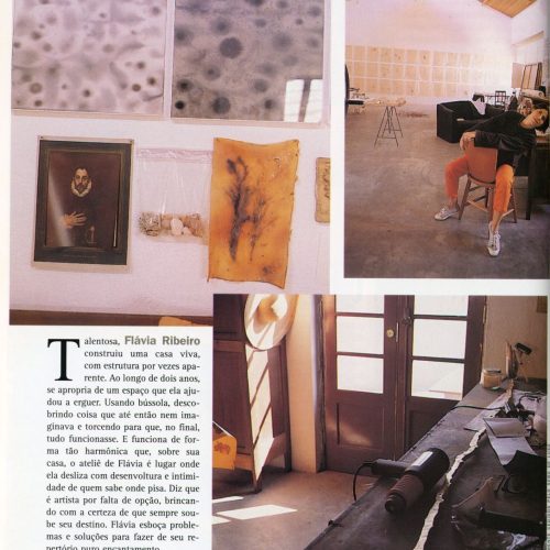 RIBAS, Sergio “Oito Artistas” Gal Oppido (fotos), Casa Vogue Gente que Faz, ano 21 nº 25, ago. 1997, pp.122-129