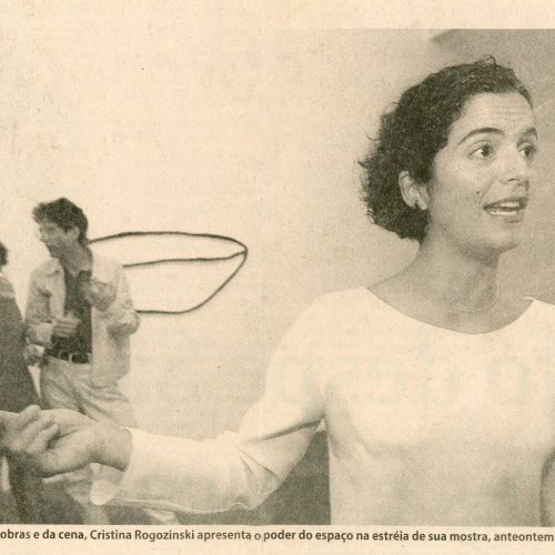 Foto estreia mostra na Galeria Millan, Folha de São Paulo, SP, 17 abr. 1996, Ilustrada, p.2