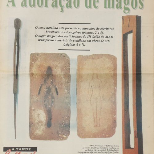 “A Adoração dos magos”, A Tarde Cultural, Salvador, BA, 21 dez 1996, Caderno 3, capa, pp.6-7