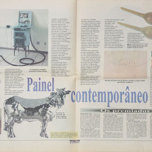 “A Adoração dos magos”, A Tarde Cultural, Salvador, BA, 21 dez 1996, Caderno 3, capa, pp.6-7