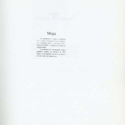 “Mega” (nota), O Estado, Florianópolis, SC, 19 nbov. 1997, urbano, p.13