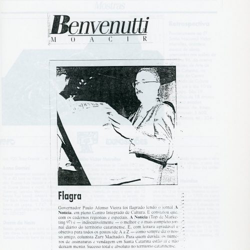 Coluna Benvenutti Moacyr “Flagra”, A Notícia, Joinville, SC, 20 dez. 1997, Anexo, p.C6