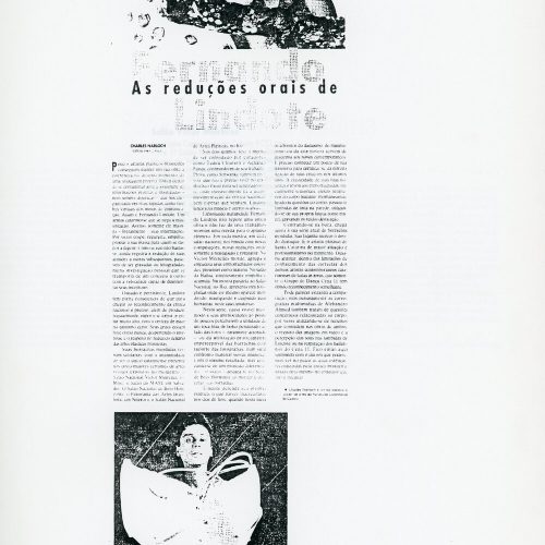NARLOCH, Charles “As reduções orais de Bernardo Lindote”, A Notícia, Joinville, SC, 15 fev. 1998, Anexo, p.C5