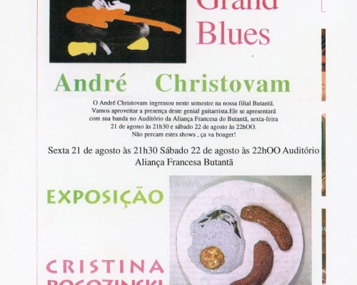 “Le Grand Blues”, Le P’tit Bleu, Alliance Française, São Paulo, nº 3, São Paulo, SP, Ago. 1992