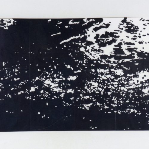 Xilogravura. Dimensões: 185 x 420 cm
